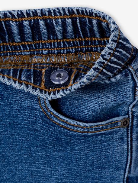 Lot 2 jeans garçon slim denim gris+double stone+stone - vertbaudet enfant 