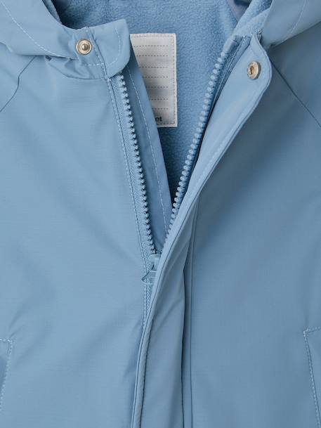 Hooded rain jumpsuit denim blue - vertbaudet enfant 