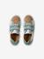 Leather Trainers with Hook-and-Loop Fasteners for Boys, Designed for Autonomy denim blue+navy blue+set blue+set green - vertbaudet enfant 