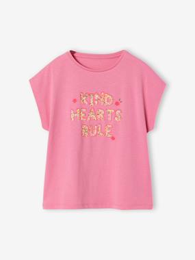 Fille-T-shirt, sous-pull-T-shirt-T-shirt manches courtes 