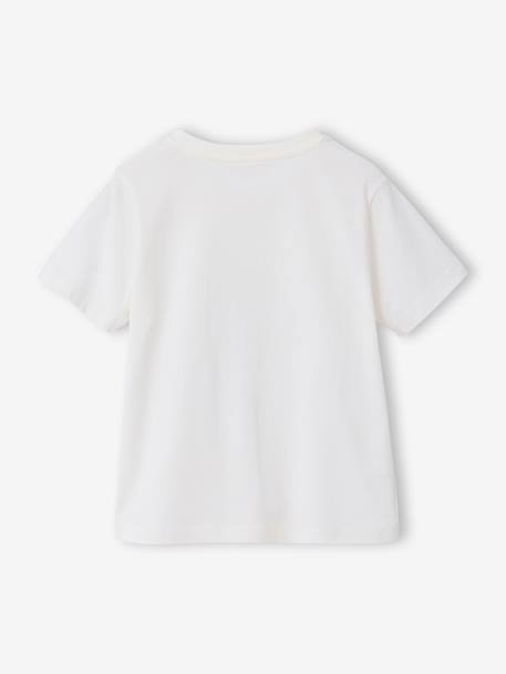 Basics T-Shirt with Reversible Sequins for Boys aqua green+ecru+night blue+ocean blue+white - vertbaudet enfant 