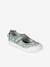Girls' synthetic mary janes with touch 'n' close fastening printed green - vertbaudet enfant 