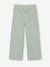 Wide-leg trousers in girls' colours green+grey green+peony pink+plum+rose - vertbaudet enfant 