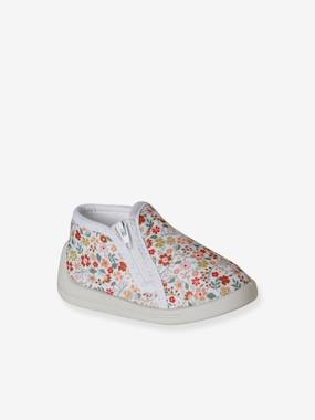 -Chaussons zippés bébé en toile