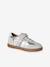 Girls' low-cut leather trainers silver - vertbaudet enfant 