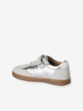 -Basket fille lacets élastiqués et scratchs