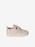 Elasticated Canvas Trainers for Babies printed beige+printed pink - vertbaudet enfant 