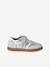 Girls' low-cut leather trainers silver - vertbaudet enfant 
