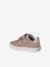 Leather baby trainers with hook and loop fasteners pale pink - vertbaudet enfant 