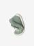 Soft leather baby slippers with zip sage green - vertbaudet enfant 