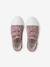 Printed Canvas Trainers with Hook-and-Loop Straps for Children, Designed for Autonomy printed beige+printed pink - vertbaudet enfant 
