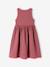 Girl's sleeveless dress khaki+old rose - vertbaudet enfant 