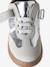 Girls' low-cut leather trainers silver - vertbaudet enfant 