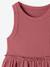 Girl's sleeveless dress khaki+old rose - vertbaudet enfant 