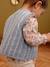 Denim flower sleeveless cardigan for babies stone - vertbaudet enfant 