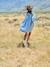 Girl's denim dress double stone - vertbaudet enfant 