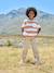 Striped T-Shirt for Boys printed orange - vertbaudet enfant 