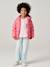 Doudoune fille légère à capuche marine+rose+vert de gris+vieux rose - vertbaudet enfant 