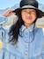 Girl's denim dress double stone - vertbaudet enfant 