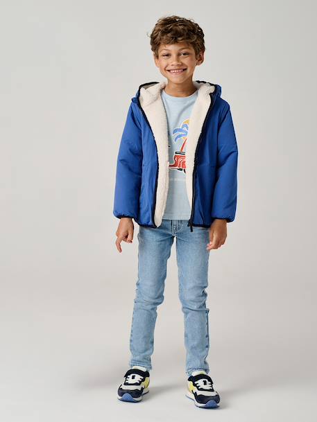 Skinny Leg Adjustable Waist Jeans for Boys double stone+stone - vertbaudet enfant 
