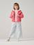 Sherpa-Lined Hooded Windcheater for Girls rose - vertbaudet enfant 