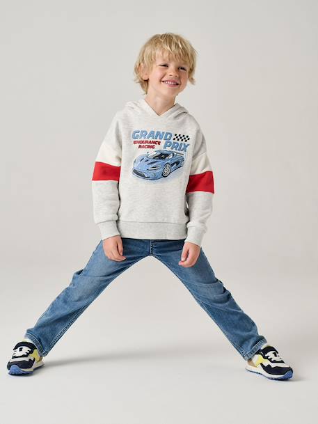Jean garçon indestructible droit relax facile à enfiler denim brut+denim gris+double stone+stone - vertbaudet enfant 