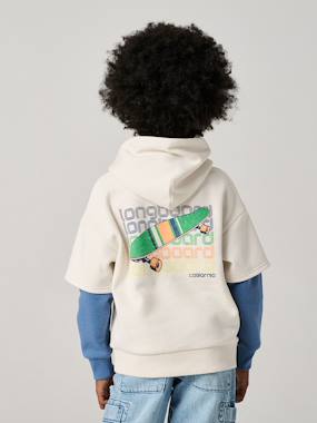 -Sweat garçon double manche