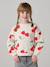 Sweatshirt with Fancy Motifs for Girls printed beige+printed white+rose+vanilla - vertbaudet enfant 