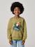 Boys’ Brushed Fleece Sweatshirt night blue+olive - vertbaudet enfant 