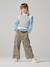 Sleeveless Jumper for Girls camel+ecru - vertbaudet enfant 