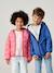 Doudoune fille légère à capuche marine+rose+vert de gris+vieux rose - vertbaudet enfant 
