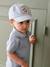 'Happy Youpi' Cap for Babies striped blue - vertbaudet enfant 