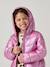 Lightweight hooded puffer jacket with a shimmer effect for girls gold+rose - vertbaudet enfant 