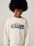 Round-neck sweatshirt with surf print chambray blue+ecru - vertbaudet enfant 