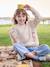 Knitted Jumper for Girls ecru - vertbaudet enfant 
