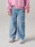 Girl's wide-leg star jeans light blue - vertbaudet enfant 