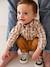 Baby boy's cotton muslin shirt chequered beige - vertbaudet enfant 