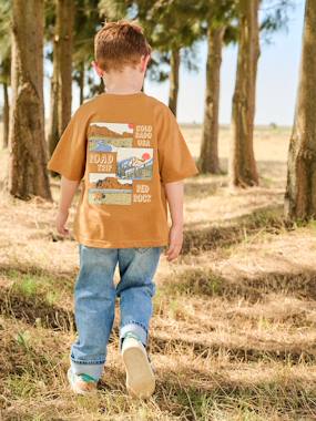 Boys-Boy's short-sleeved patterned T-shirt 