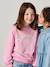 Long-Sleeved Sweatshirt for Girls mauve - vertbaudet enfant 