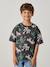 Short-Sleeved T-Shirt for Boys anthracite+ecru+white - vertbaudet enfant 