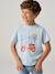 Boy's short-sleeved t-shirt anthracite+sky blue+yellow - vertbaudet enfant 