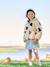 Veste fille sherpa motifs écru+vanille - vertbaudet enfant 
