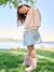 Denim Skirt with Heart Pocket for Girls bleached denim+brut denim - vertbaudet enfant 