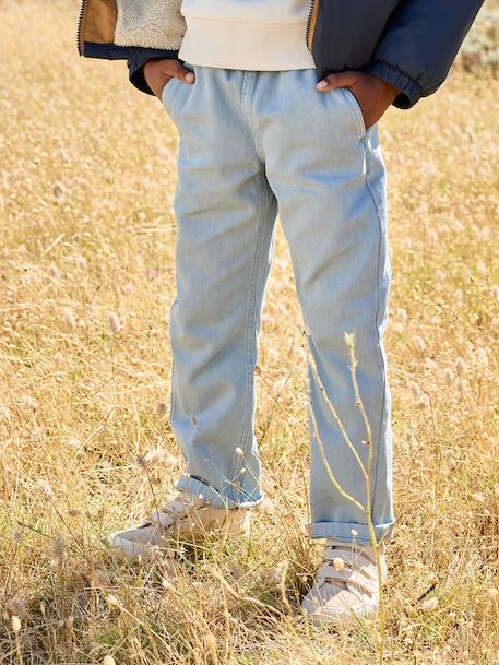 Easy-to-put-on fluid trousers for boys beige+medium blue+night blue+terracotta - vertbaudet enfant 