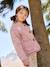 Girl's sherpa-lined quilted jacket rose - vertbaudet enfant 