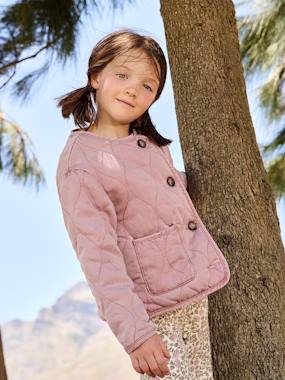 -Veste matelassée fille doublée sherpa