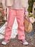 Fluid Paperbag-Style Trousers for Girls coral+khaki+rose - vertbaudet enfant 