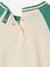 Organic cotton long-sleeved 'cool baby' T-shirt for babies green+mustard - vertbaudet enfant 