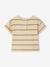 Striped cotton baby T-shirt striped blue+striped green - vertbaudet enfant 