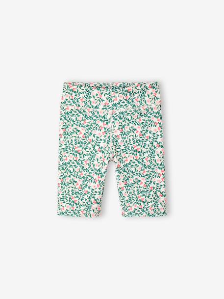 Pack of 2 Sports Cycling Shorts for Girls green+rose - vertbaudet enfant 